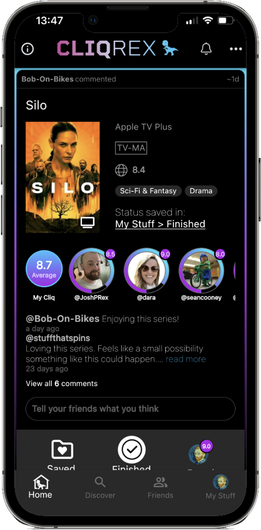 cliqrex recommendation engine